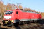 189 031-8 auf der Hamm-Osterfelder Strecke in Recklinghausen-Suderwich 21.11.2011