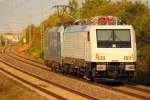 189 864-9 gezogen von EU43-004 der PKP Cargo in Staffelstein am 04.10.2011.