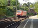 189 009-4 ist am 17.08.13 solo durch hh-harburg gefahren