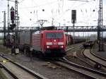 189 018-5 mit KLV am 17.10.13 in Mainz-Bischofsheim 