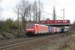 189 028-4 Limmer mit Container 20.03.2008