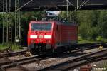 189 004-5 ist solo am 08.07.14 durch hh-harburg gefahren