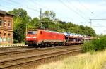 Am 06.08.2015 kam die 189 007-8 von der DB aus Richtung Magdeburg nach Niederndodeleben und fuhr weiter in Richtung Braunschweig .