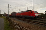 Am heutigen Vormittag kam die 189 069-8 mit einem Containerzug durch Grevenbroich in Richtung Köln gefahren.2.4.2016