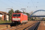 189 100-1 (Baujahr: 2005) mit einem Lokfahrt nach Bad Bentheim auf Bahnhof Salzbergen am 2-10-2015.
