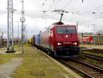 Am 19.11.2017 fuhr die 189 800-6 und die 285 104-2 von der PRESS von Borstel nach Stendal und weiter nach Magdeburg .