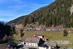 189 917 + 185 664 mit TEC 43821 am 21.11.2018 bei St. Jodok am Brenner. 