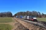 189 997 mit DGS 43109 am 16.02.2019 bei Brannenburg.