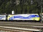 189 912RT von Lokomotion eingereiht in einen Lokzug im Bahnhof Brenner am 06.09.2010