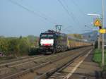 ES 64 F4-032 vom BosphorusEuropeExpress durchfuhr am 13.10.10 mit Altmann Zug, Richtung Wrzburg, Thngersheim.