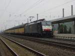189 935 (ES 64 F4-035) bringt fr PCT einen ARS-Zug in Richtung Sden durch Eichenberg.