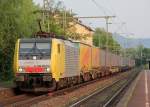 E189 923SE mit dem  FERCAM  in Bonn Oberkassel am 29.04.2011