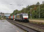 Am 27.08.2011 konnte erstmals die 189 115 (ES 64 F4-115) mit ECTS Logo und Containerzug in Richtung Norden in Eichenberg gesichtet werden.