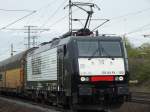 189 150 mit einem ARS-Altmann Autozug gen Wrzburg. (Fulda, 28.04.12)