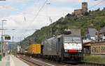 MRCE Dispolok/ERS Railways ES 64 F4-998 am 8.8.12 in Kaub.