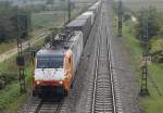 Am 26.08.2011 fuhr ES 64 F4 - 996 (E189 096) mit einem KLV von Basel in Richtung Holland.