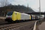 189 206 / ES 64 F4-206 fr NIAG im Einsatz bei Dattenberg am 22.03.2013