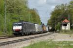 189 112 und 914 als Zuglok & kalt die 189 150 & 187 003 mit 185 663 und dem EKOL am 04.05.13 in Aling