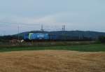 EU45-802 / ES 64 F4-802 von PKP Cargo zieht am 23.August 2013 einen leeren Kohlezug bei Halach(b.