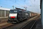 Am 31.01.2014 stand die MRCE/Captrain ES 64 F4-108 (91 80 6 189 108-4-D-Dispo) im Grenzbahnhof Weil am Rhein mit dem Dortmunder Papierzug nach Italien und wartet auf die weiterfahrt durch die Schweiz zum Ziel. 189 108-4 ist nach nach der 189 111-8 die zweite MRCE 189er mit Captrain-Logos an der Fornt und an der Seite.