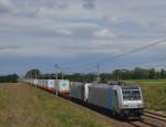 185 674 und 185 661 mit dem TEC 40617 (und rund 150min Verspätung) am Weg Richtung Ungarn.