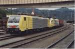 ES64F4 014 und ES64U2 029 warten mit dem  Winnerzug  in Kufstein auf die Abfahrt zum Brenner.