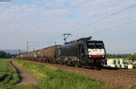 189 280-1 mit einem Kesselwagenzug? bei Ettlingen 26.5.16