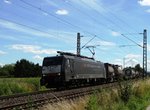 SBB Cargo International ES 64 F4-107 (189 107) mit KLV bei Walluf am 29.06.16