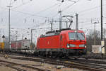 Siemens Vectron der DB 193 304-3 durchfährt den badischen Bahnhof. Die Aufnahme stammt vom 10.01.2019.