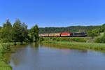 193 855 + 1144 xxx mit einem ARS Altmann am 08.05.2018 bei Pappenheim.