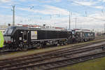 Die beiden Siemens Vectron 193 711-9 und 193 715-0 sind von der BLS angemietet worden und stehen in der Abstellanlage beim badischen Bahnhof.