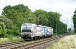 193 992 mit einer mir weiteren unbekannten VTG Vectron am 05.07.2020 LZ in Bornheim.