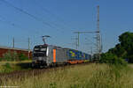 Am 14.06.2021 ist 193 922 (northrail) bei Köln auf der rechten Rheinstrecke in Richtung Norden unterwegs.