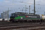 Siemens Vectron 193 257-3 durchfährt den badischen Bahnhof. Die Aufnahme stammt vom 21.12.2021.
