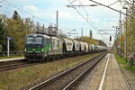 Durchfahrt 193 216 durch den Bahnhof Dabendorf am 01.