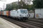 VECTRON 193 924 fuhr am 04.10.13 mit einen intermodal durch hh-harburg