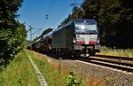 X4E-614 (193 614)von MRCE ist am 20.07.16 mit einen gemischten Güterzug in Richtung Süden unterwegs.Abgelichtet wurde er bei Burghaun.