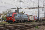 Siemens Vectron 193 463-7 durchfährt den Bahnhof Pratteln.