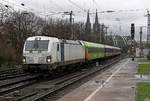 193 813 am FLX1804 in Köln Messe/Deutz am 17.01.2019