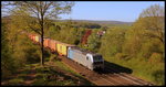 193 801 Railpool mit Containerzug am 07.05.2016 bei Mottgers