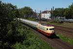 Ein Zug nch dem Konzept  IC 79  war der freitags verkehrende Zusatz-IC 2420 nach Flensburg, der am 25.05.2012 erstmals mit der 103 113 bespannt wurde.