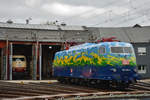 103 220 im Südwestfälisches EisenbahnMuseum Siegen - 28.10.2018  (Ich bleibe wegen Erasmus bis März in Aachen aber ich kenne NRW nicht sehr gut - jeder Tipp zu Eisenbahn-Fotopunkten is