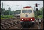 BR 103 Mit SDZ 79802 TEE-Reingold Fhrt In Den Bahnhof Hamburg-Hbf.Mit Weiterfahrt Bis Nach Bonn-Hbf.26.07.07