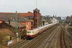 103 245-7 DB mit Rheingold in Wuppertal Unterbarmen, am 10.03.2024.