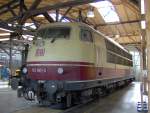 Das Eisenbahnmuseum in Freilassing am 28.07.07 Die Br 103