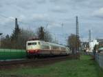 103 184 mit TEE von Hamburg gen Sden am 20.03.2008 bei Worms