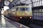 Br.103-113-7 in Berlin Spandau mit einem Messzug am 24.11.2004 um 14.01.55 Uhr auf Gleis 6 Richtung Hamburg!! 