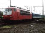 103 184-8 auf Bahnhof Bad Bentheim am 21-4-2000.