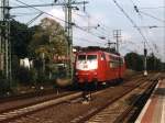 103 214-3 auf Bahnhof Bad Bentheim am 13-10-2001. Bild und scan: Date Jan de Vries.
