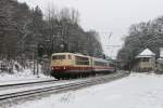103 245 mit DZ 13087 (Mnchen – Innsbruck) am 04.12.2010 in Aling.